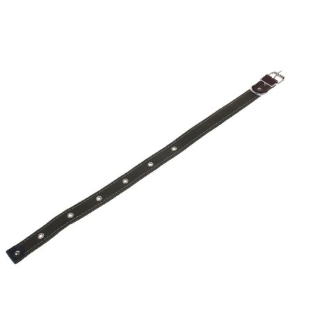 Frinking collar on felt, 62 x 2.5 cm, Osh 30-55 cm, dark green-2
