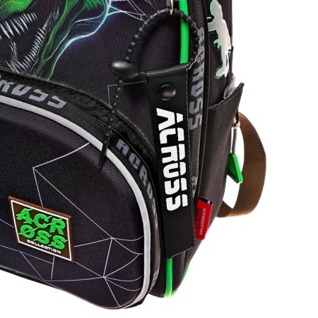 School backpack by Ergon. Spray Across 194 37*28*12 Mal + Pen, Cher/Zele 24-194-3-8