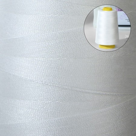 Threads 20/2, 5000 yard, white color-1
