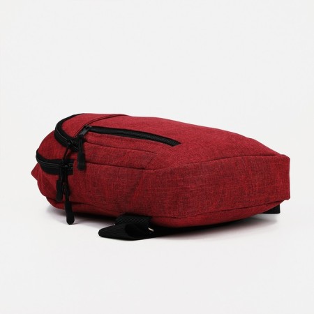 Squint bag ZFTS, textiles, burgundy color-2