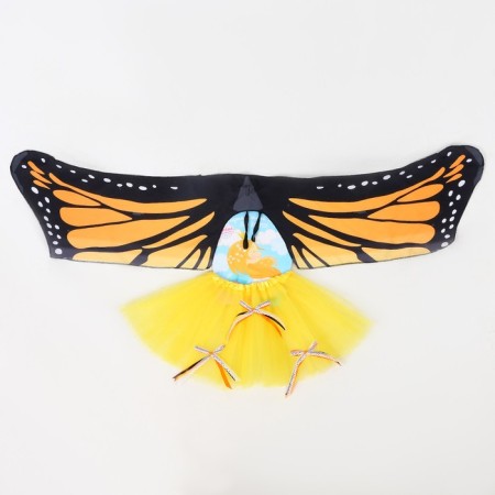 Carnival set "Butterfly", 5-7 years: skirt, wings-8