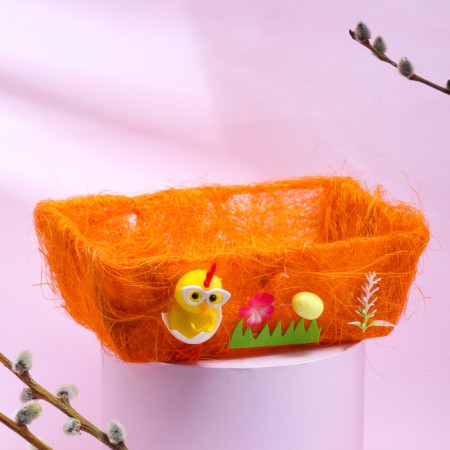 Easter decorative basket "Joy" 20x18x7 cm