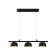 Suspended lamp with a change of lamp Ambrella Light, Techno, TN71034, GX53, black color