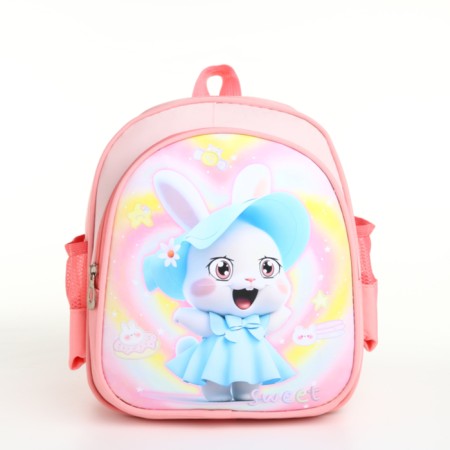 Baby backpack on lightning, "chosen", pink color-4
