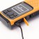 Battery Light, 1,500 mAh, radio, column, with a solar battery, orange