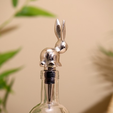 Circle for a bottle "Rabbit" aluminum 6x3.5x15 cm-2
