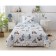 Children's kit with a blanket "City", size 160x220 cm, 160x230 cm, 50x70 cm