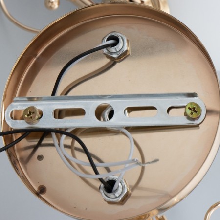 Chandelier 2025/2 E27 60W gold 46x28x26 cm Bayerlux-8