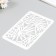 Plastic stencil "leaves" 16x24 cm