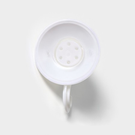 Hooks on the vacuum suction cup “Classic”, 3 pcs, white color-2