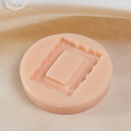 Mold Silicon "Frame for the photo" 4.1x3.1x0.5 cm-2