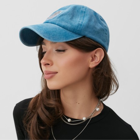 Women's cap "Heart" Minaku, col. blue, rr 58-1
