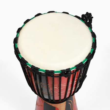 Drum Dzhembe "Elephant", 23 x 50 cm, red-1