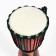 Drum Dzhembe "Elephant", 23 x 50 cm, red