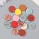 Busina for creativity tree "Color with zebra coloring" MIX 2x2x0.3 cm
