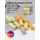 A set of household threads IDEAL 40/2, length 366 m, assorted color (yellow shades), 10 pcs in units