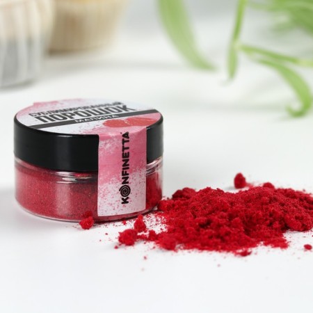 Berry powder sublimated "raspberries" for cupcakes, cakes, chocolate, 5 g-2