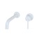 Bronze de Luxe Scandi 14511W shell mixer, built -in, pour 193 mm, white