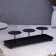 Triple candlestick 40x12x10cm, black