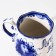 Mug "Morning. Best husband", gzhel, porcelain, 11x12 cm