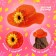 Carnival hat "Autumn bouquet", orange, p. 52–54 cm