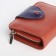 Women's wallet on magnet, pink color