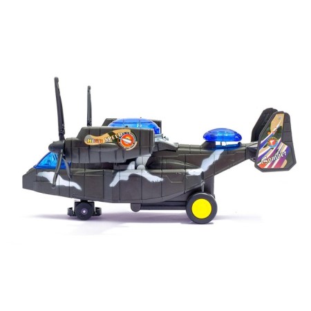 Army aircraft, works on batteries, light and sound effects-1