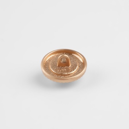 Metal button on the leg "Saturn", decorative, d = 18 mm, gold color-1