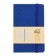 Notepad A6 "Blue Lake", 96 sheets, in a ruler, solid cover, artificial leather, elastic band, pocket, tinted OFSET 70G/m2 block