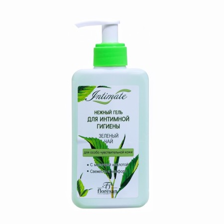 Delicate gel for intimate hygiene Floresan "Green Tea" Series "Fruit Symphony", 250 ml