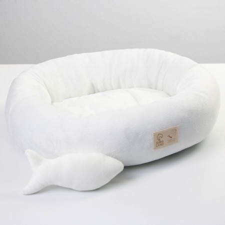 A bed with a fish, 45x35x11 cm, milk-2
