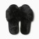 Women's slippers with open nose size 41-42, black color