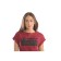 Female T -shirt, size 44, burgundy color