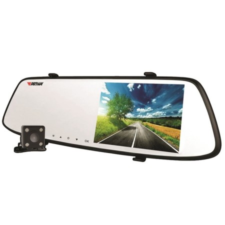 DVR ARTWAY AV-604, Mirror, 5 ", Viewing angle of 140 °, G-sensor, Parkassist