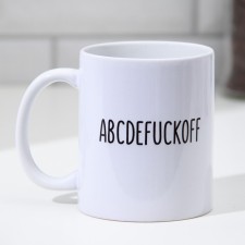 ABCDEFUKOFF mug, 300 ml