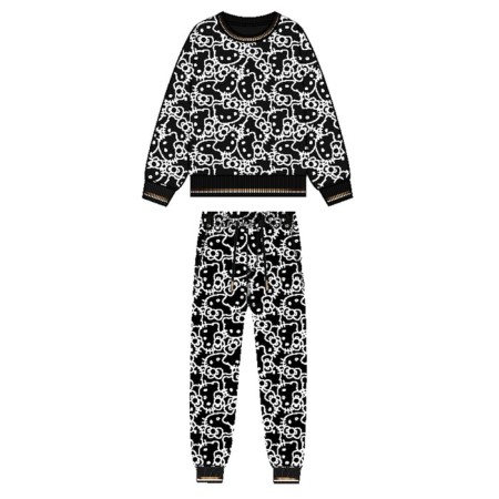 Kit for girls: sweatshirt, trousers, height 146 cm-7