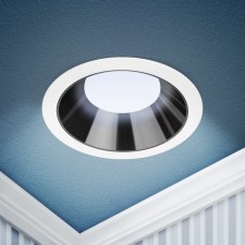 Lamp built -in era LED, IP20, 24W, 168x48 mm, 6000k, 1200lm, white, black color