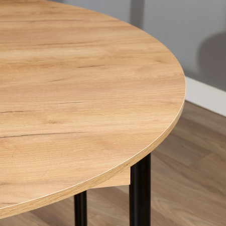 Round kitchen center, 1000x1000x750, oak craft gold-2