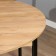 Round kitchen center, 1000x1000x750, oak craft gold