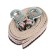 Towing cable, 7 tons, 4.5 m, 2 hook mix