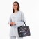 Women's bag with lightning, black color