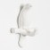 Nast-light decor "pigeon", 10.5 x 7 cm, white