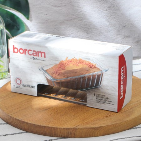 Borcam heat -resistant glass baking dish and baking, 1.12 liters-4