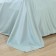A set with a blanket "Tiara", size 160x220 cm, 160x240 cm, 50x70 cm, menthol color