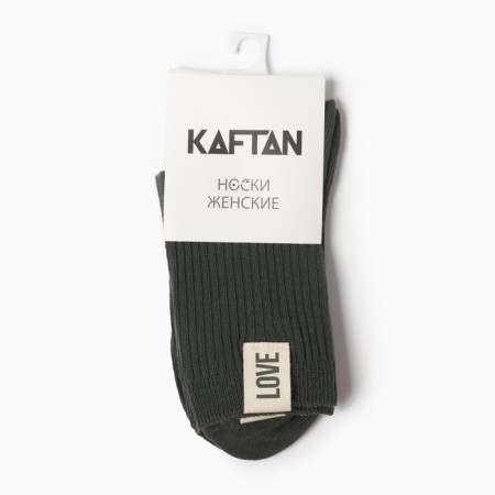 Women's socks KAFTAN LOVE R.36-39 (23-25 ​​cm), khaki-3