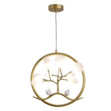 Suspended chandelier Arte Lamp Candy A7274SP-9GO, G4, 9x3 W, 41x41x38 cm, golden
