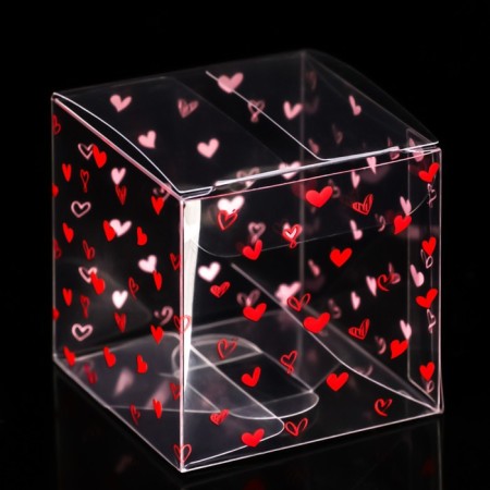 PVC folding box "Heart", 5 x 5 x 5 cm