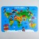 Modeling rug, A3 format “Map of the World”, Mickey Mouse and Friends