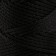 Knitting cord "Classic" without a core 100% polyester width 4mm 100m (black)
