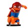 Set of Gang Beasts figures, with a red hero in a cloak, 5 pcs